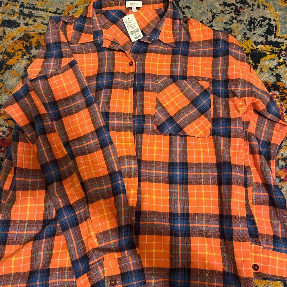 Orange flannel